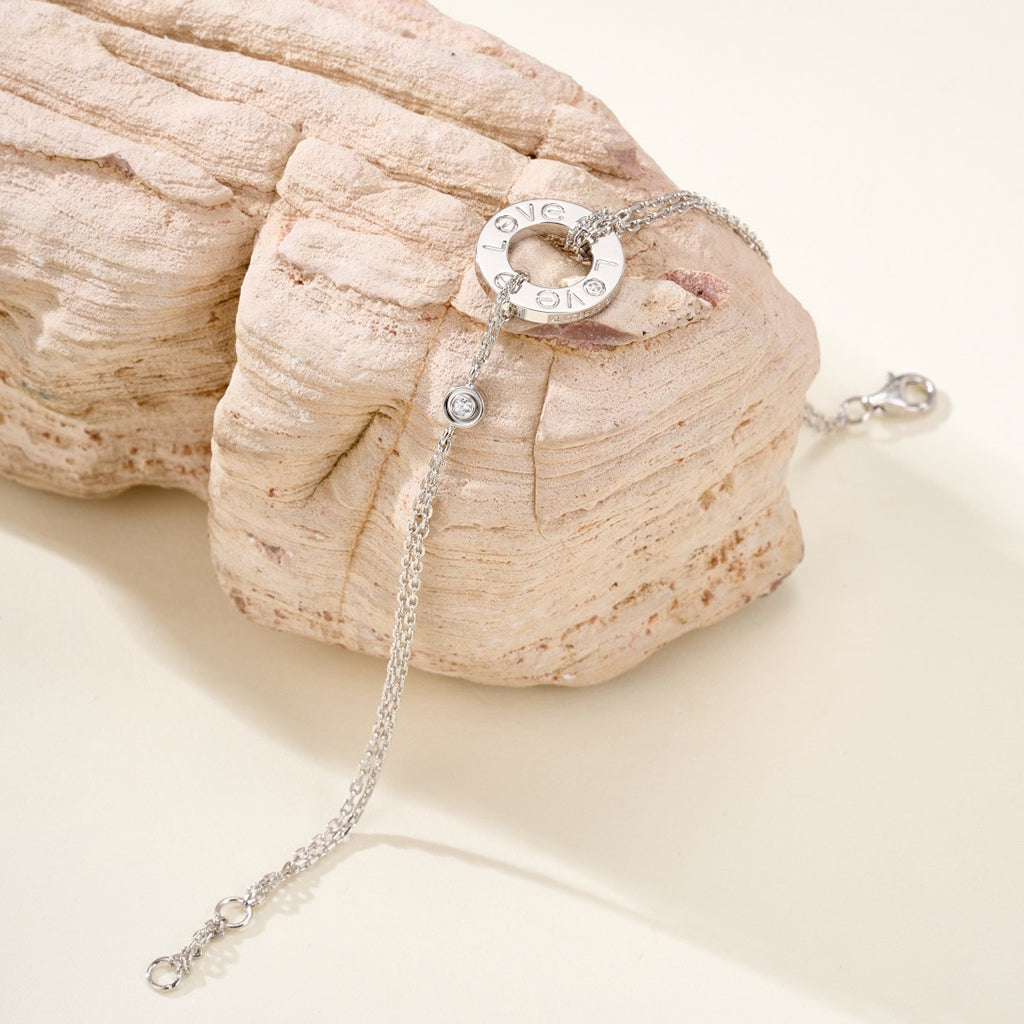 [Renovia Jewelry]LOVE BRACELET 2 DIAMOND