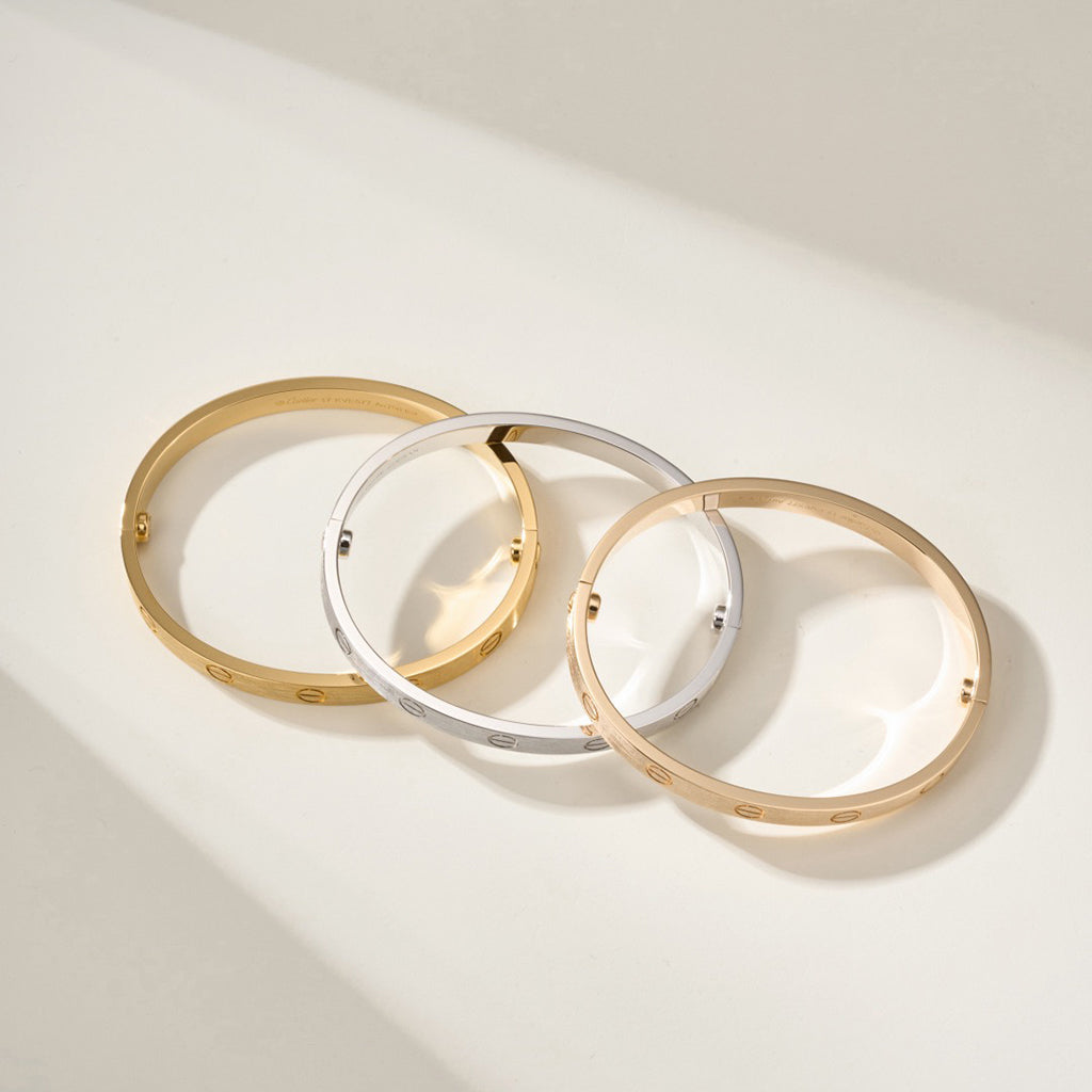 [Renovia Jewelry]LOVE BRACELET 6.1MM BRUSHED