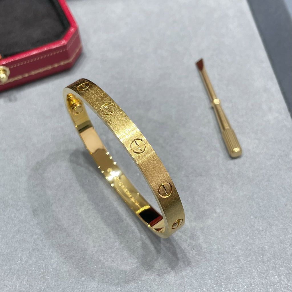 [Renovia Jewelry]LOVE BRACELET 6.1MM BRUSHED