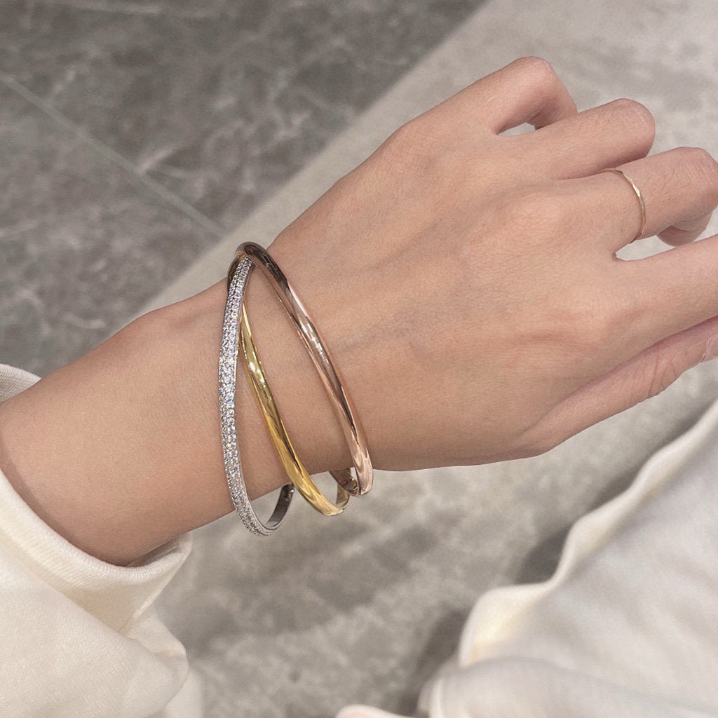 [Renovia Jewelry]TRINITY 2.8MM SMALL BRACELET
