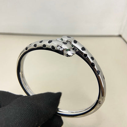 [Renovia Jewelry]PANTHERE DOUBLE HEADED OPEN BRACELET