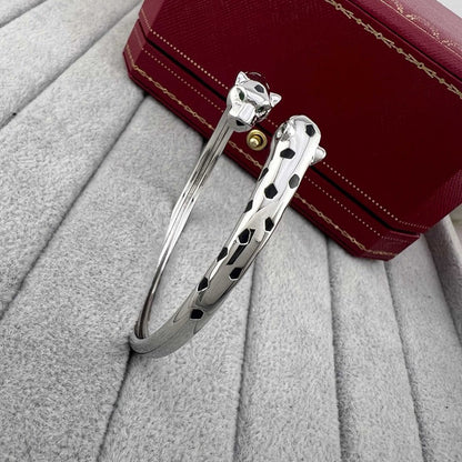 [Renovia Jewelry]PANTHERE DOUBLE HEADED OPEN BRACELET