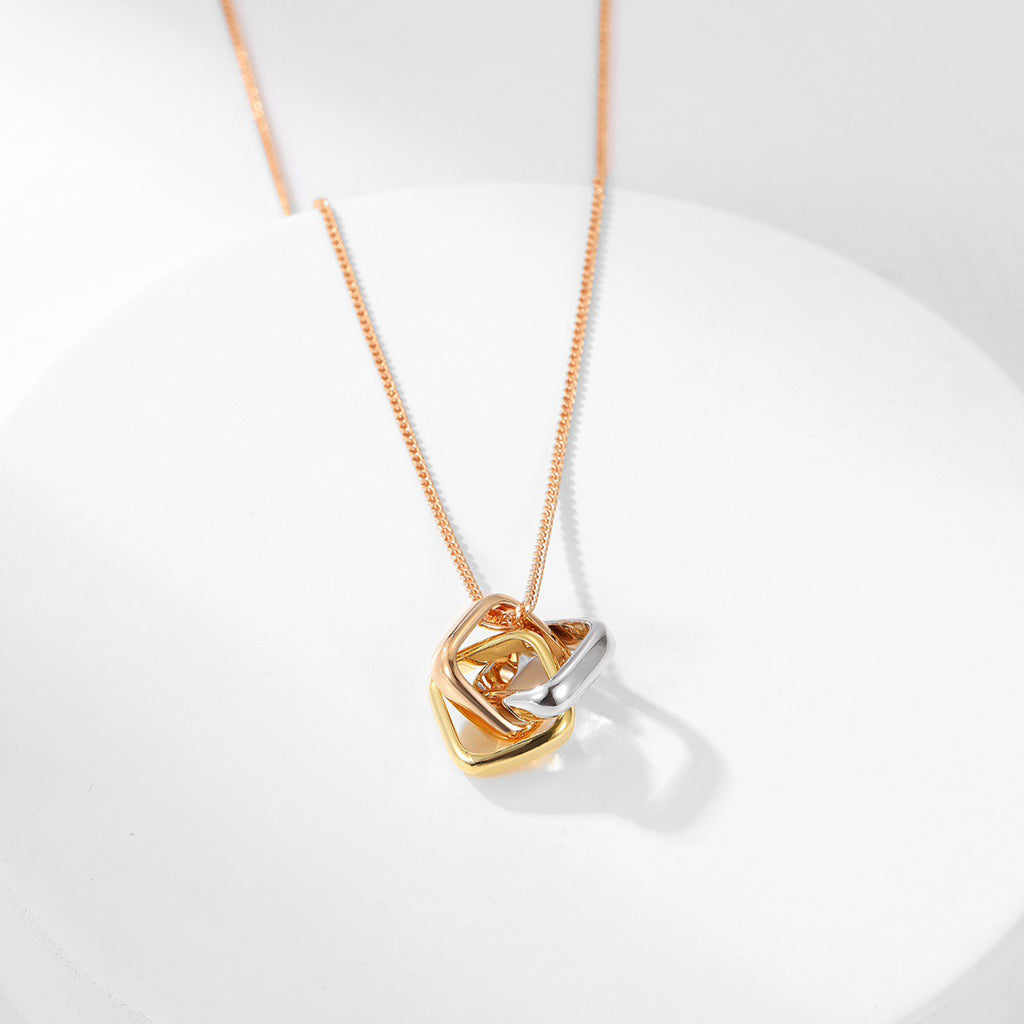 [Renovia Jewelry]TRINITY CUSHION NECKLACE COLLECTION