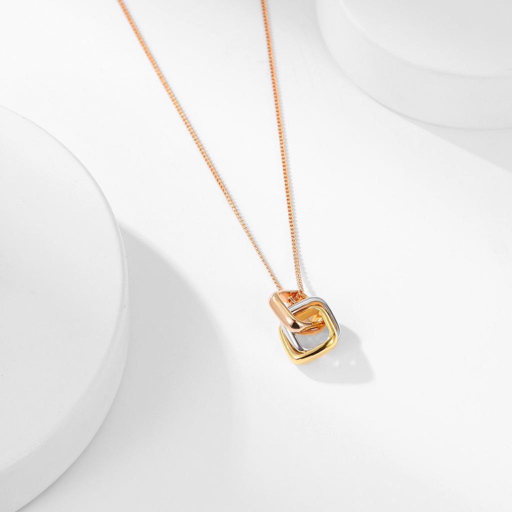 [Renovia Jewelry]TRINITY CUSHION NECKLACE COLLECTION