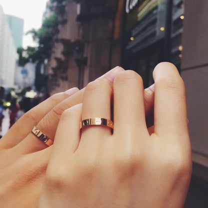 [Renovia Jewelry]LOVE RING 3.6 MM NO DIAMOND