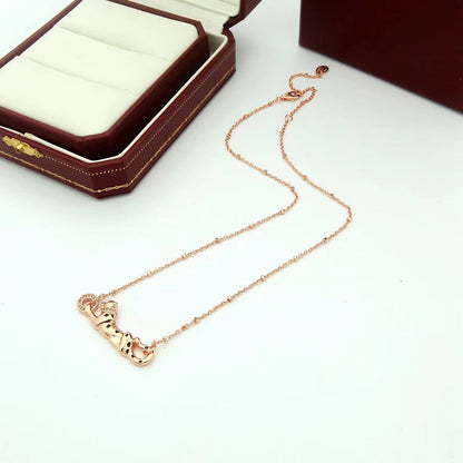 [Renovia Jewelry]PANTHERE FULL DIAMOND NECKLACE