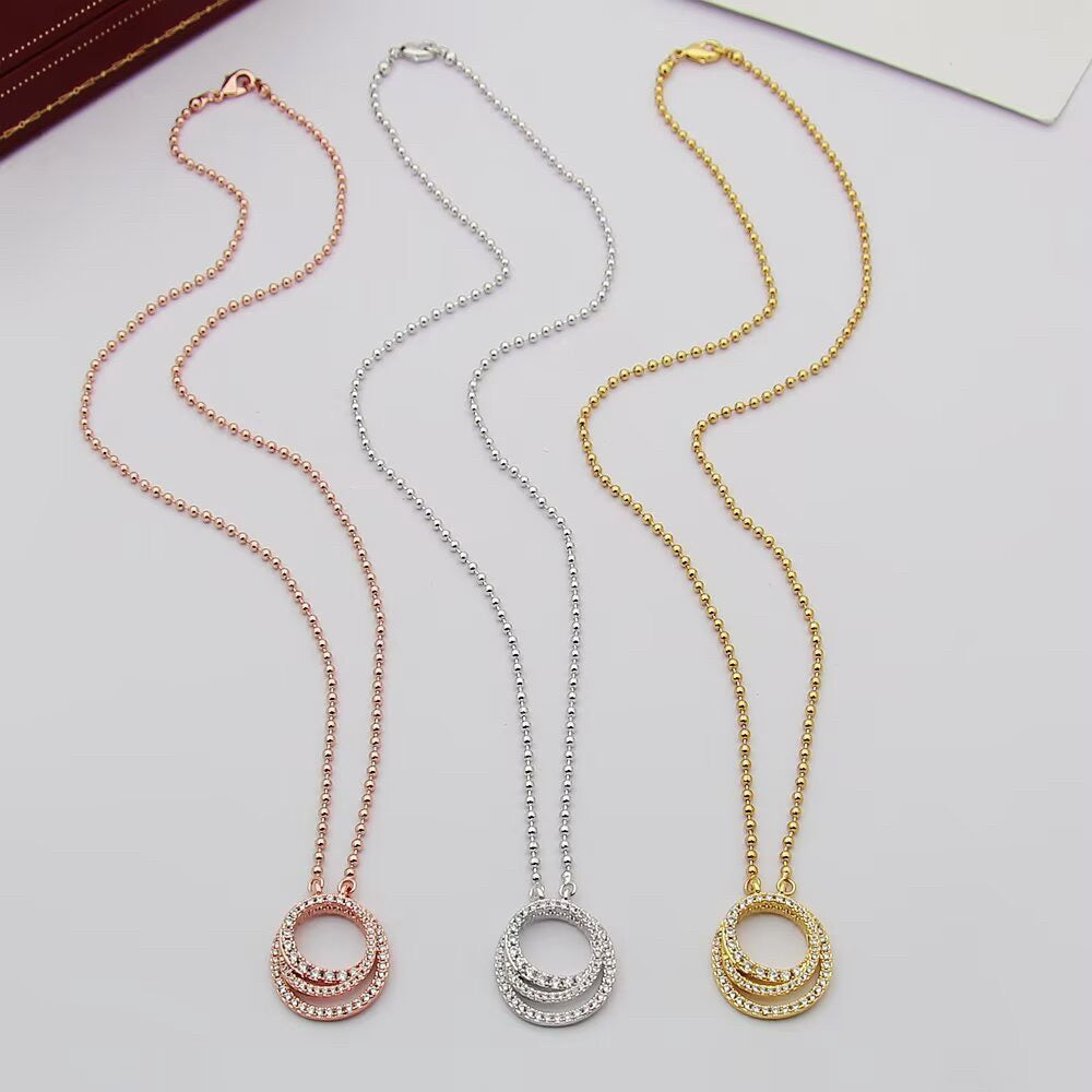[Renovia Jewelry]ETINCELLE  FULL DIAMOND NECKLACE