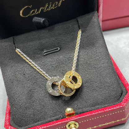 [Renovia Jewelry]LOVE 6 DIAMOND PENDANT NECKLACE