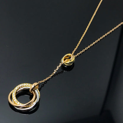 [Renovia Jewelry]TRINITY DIAMONDS NECKLACE