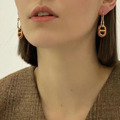 [Renovia Jewelry]HM O'MAILLON GOLD EARRINGS