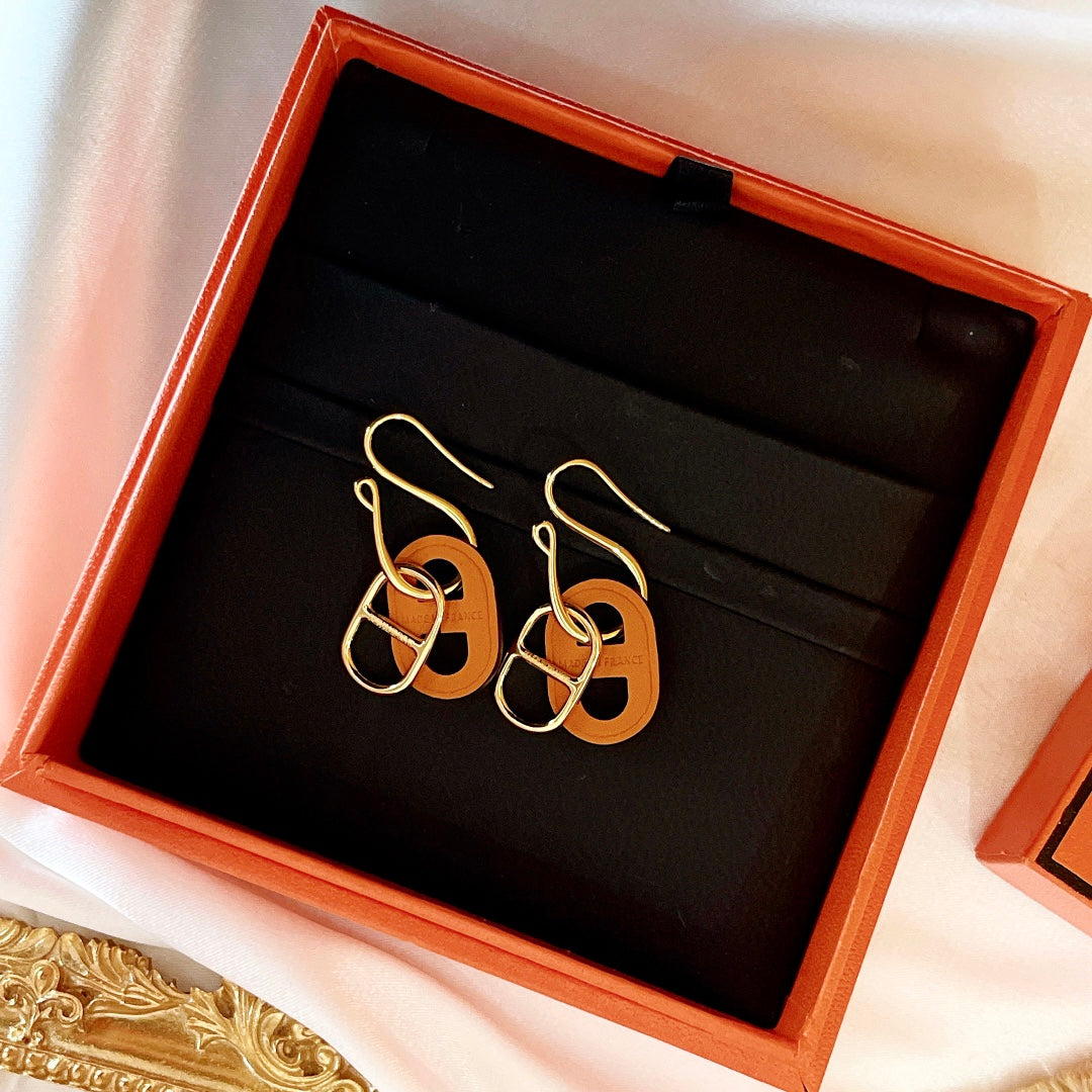 [Renovia Jewelry]HM O'MAILLON GOLD EARRINGS