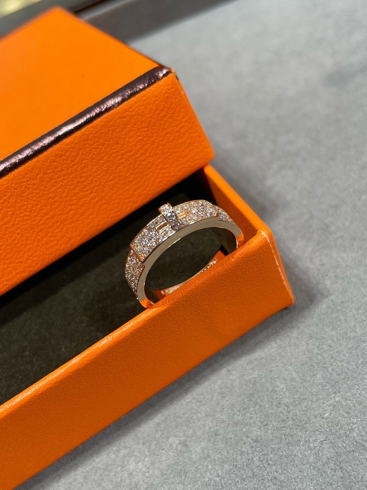 [Renovia Jewelry]KELLY PINK GOLD DIAMOND RING