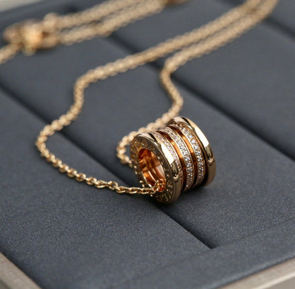 [Renovia Jewelry]ZERO 1 PINK GOLD DIAMOND NECKLACE