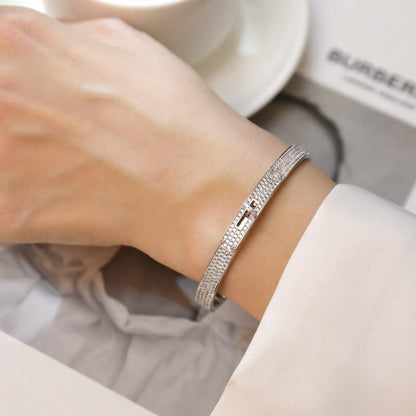 [Renovia Jewelry]KELLY BRACELET DIAMOND PAVED