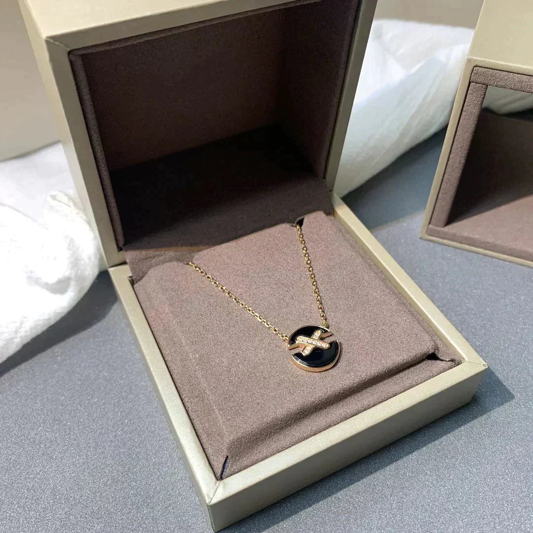 [Renovia Jewelry]JEUX DE ROSE GOLD DIAMOND NECKLACE