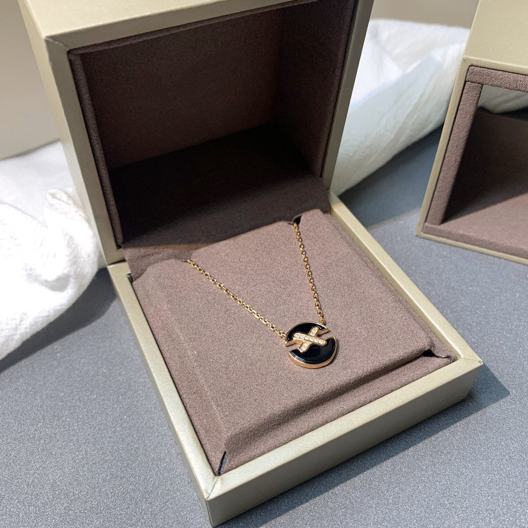[Renovia Jewelry]JEUX DE PINK GOLD DIAMOND NECKLACE