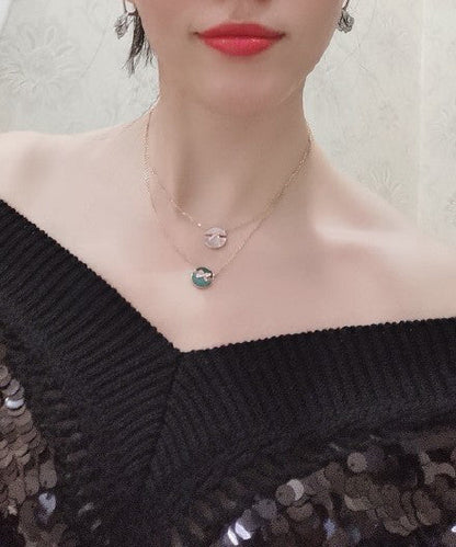 [Renovia Jewelry]JEUX DE ROSE GOLD DIAMOND NECKLACE