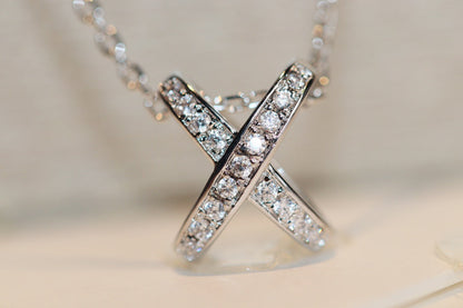 [Renovia Jewelry]JEUX DE DIAMOND NECKLACE