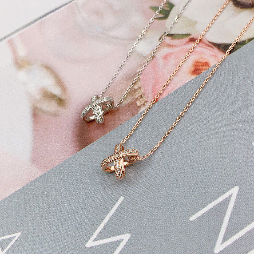 [Renovia Jewelry]JEUX DE DIAMOND NECKLACE