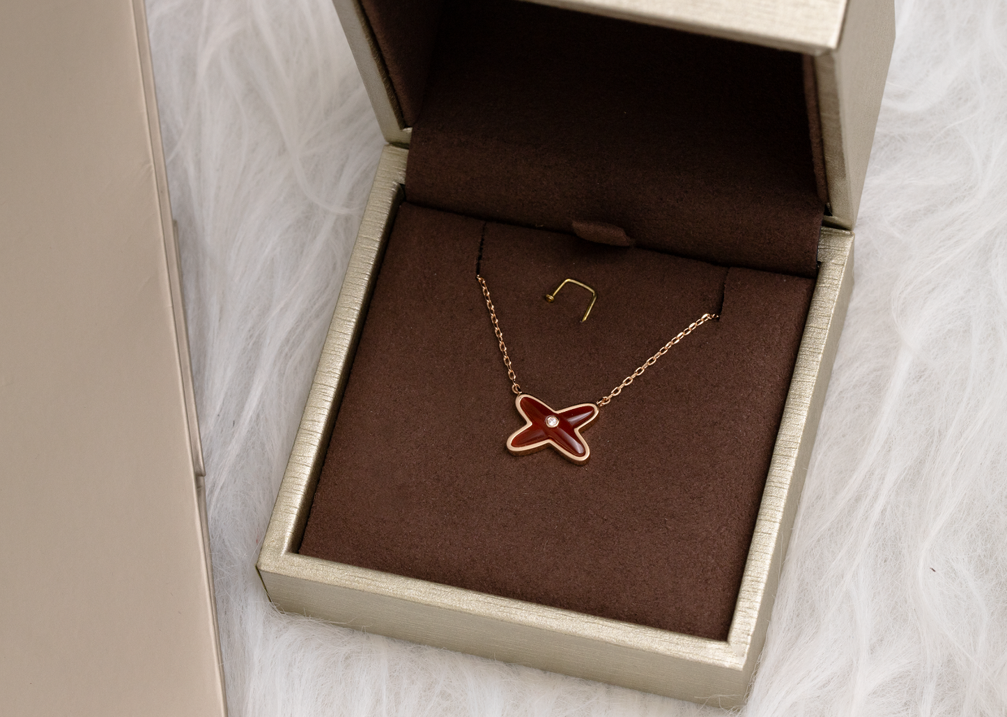 [Renovia Jewelry]JEUX DE NECKLACE 1 DIAMOND