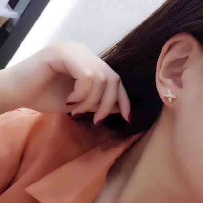 [Renovia Jewelry]JEUX DE GOLD DIAMOND EARRINGS