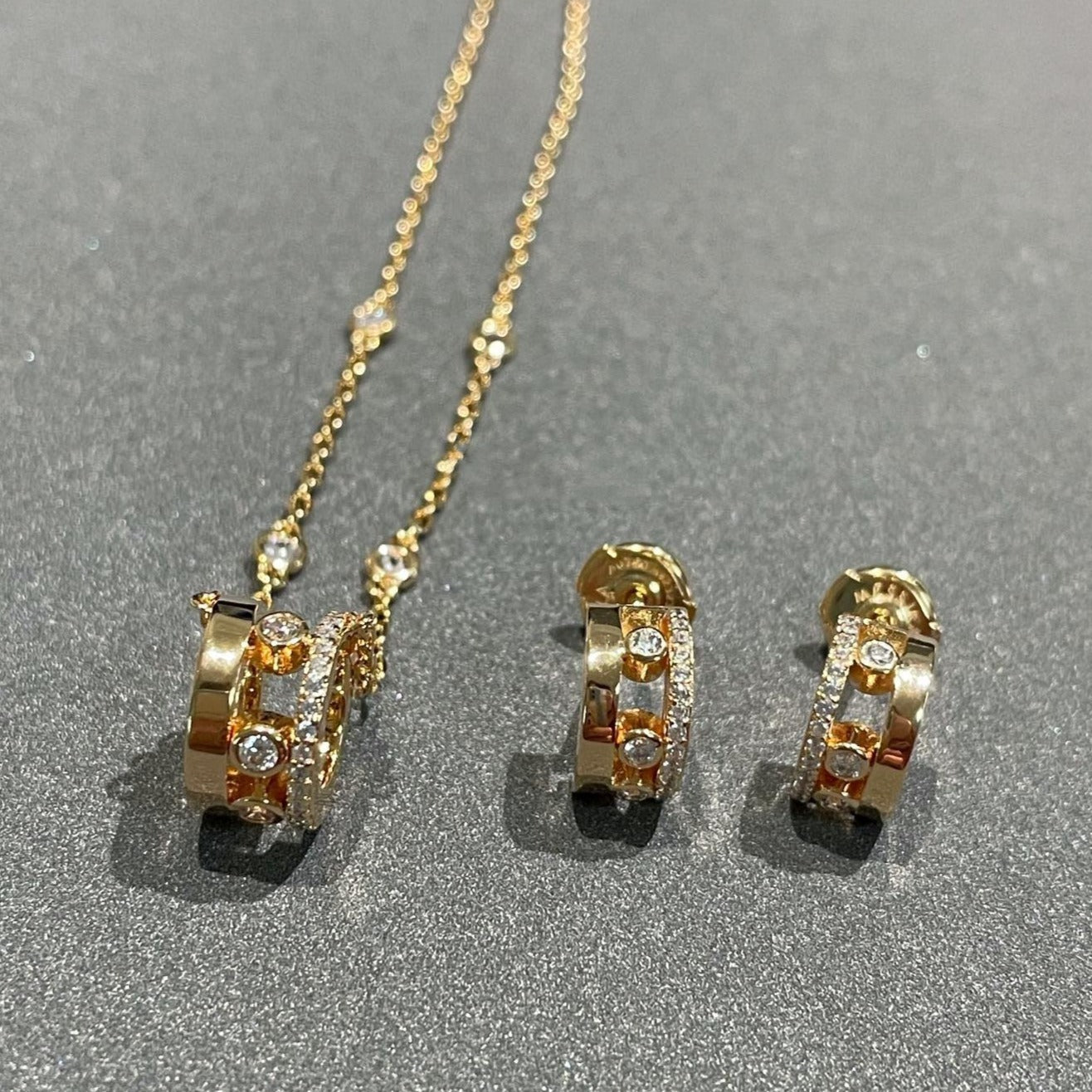 [Renovia Jewelry]CHAIN MOVE ROMANE PEDAND NECKLACE