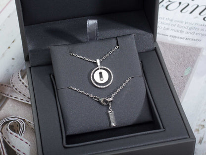 [Renovia Jewelry]LUCKY MOVE PM NECKLACE SILVER DIAMOND