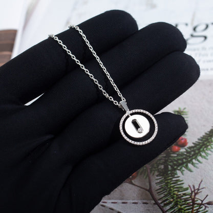 [Renovia Jewelry]LUCKY MOVE PM NECKLACE SILVER DIAMOND