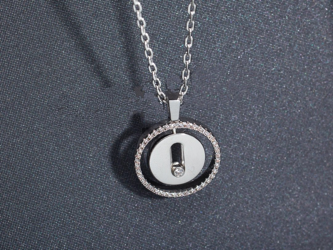 [Renovia Jewelry]LUCKY MOVE PM NECKLACE SILVER DIAMOND