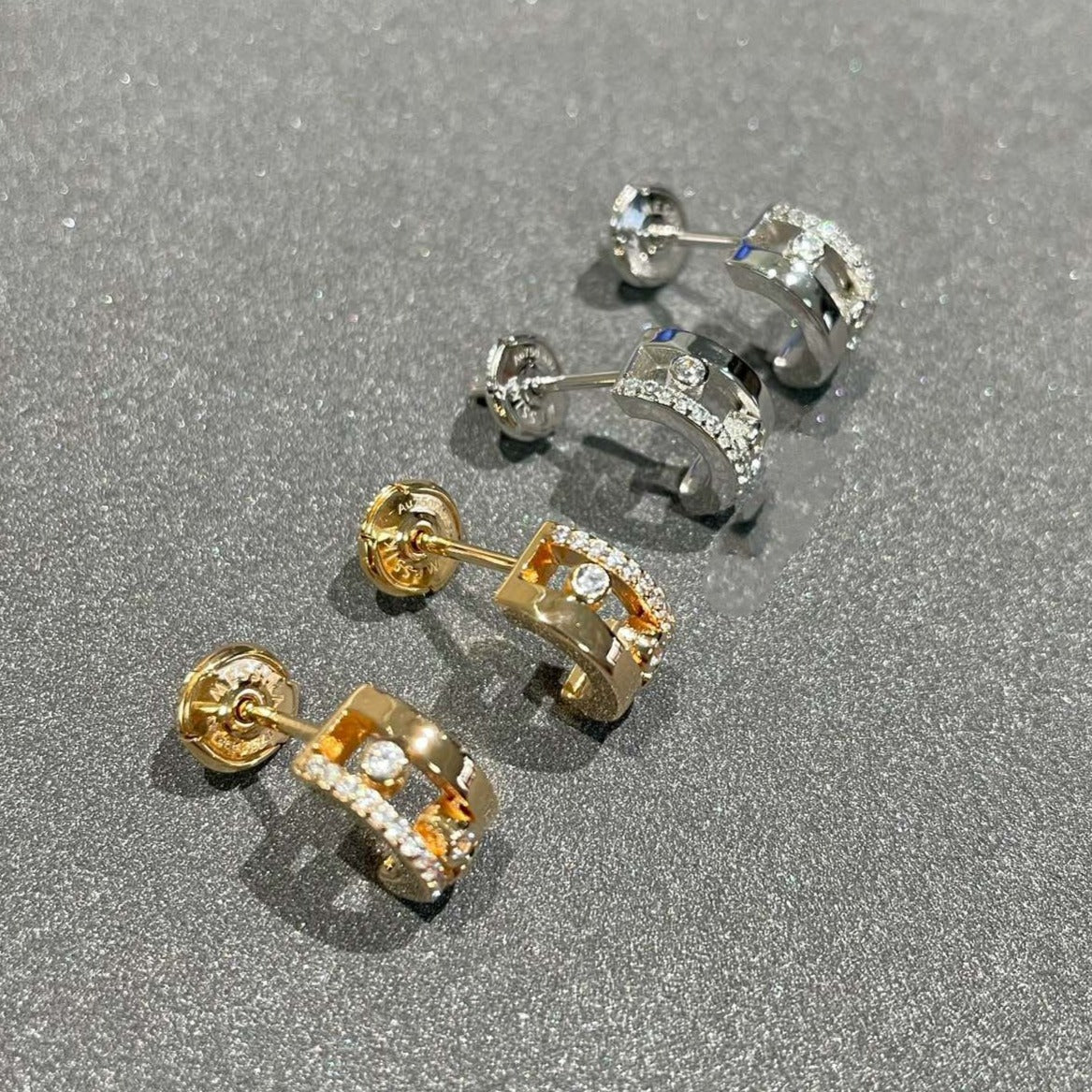 [Renovia Jewelry]MOVE ROMANE EARRINGS DIAMOND