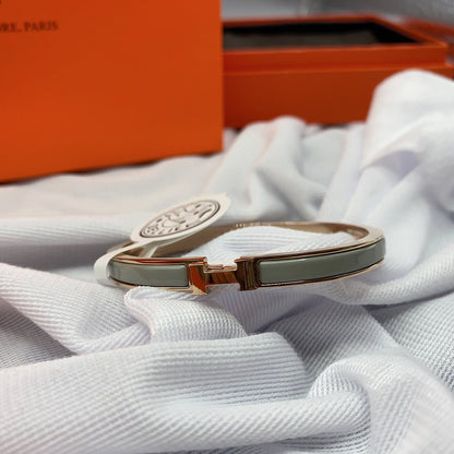 [Renovia Jewelry]CLASSIC HM CLIC GREEN 8MM ENAMEL BRACELET