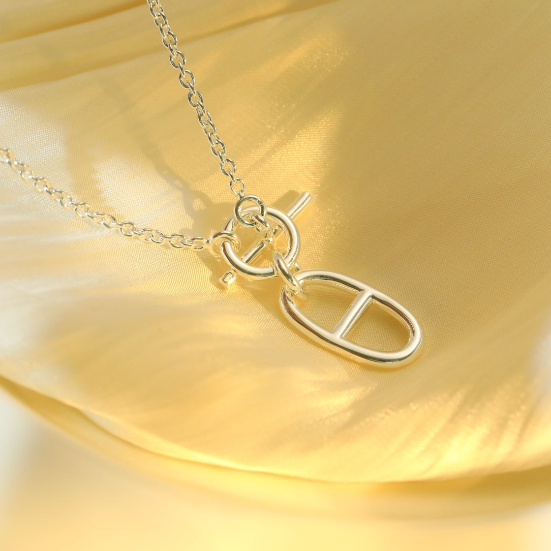 [Renovia Jewelry]HM CHAINE D'ANCRE PENDANT NECKLACE STERLING SILVER
