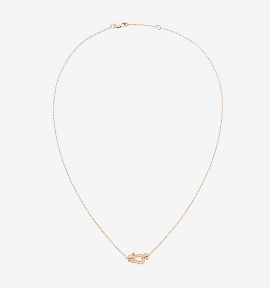 [Renovia Jewelry]FORCE 10 DIAMOND PINK GOLD NECKLACE MINI MODEL