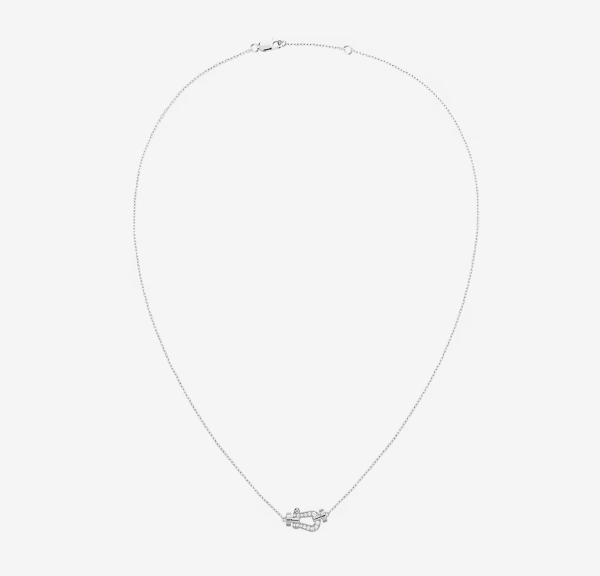[Renovia Jewelry]FORCE 10 DIAMOND SILVER NECKLACE MINI MODEL