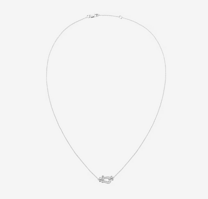 [Renovia Jewelry]FORCE 10 DIAMOND SILVER NECKLACE MINI MODEL
