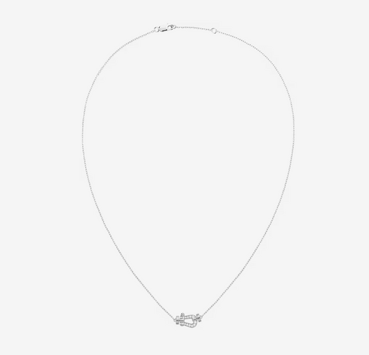 [Renovia Jewelry]FORCE 10 DIAMOND SILVER NECKLACE MINI MODEL