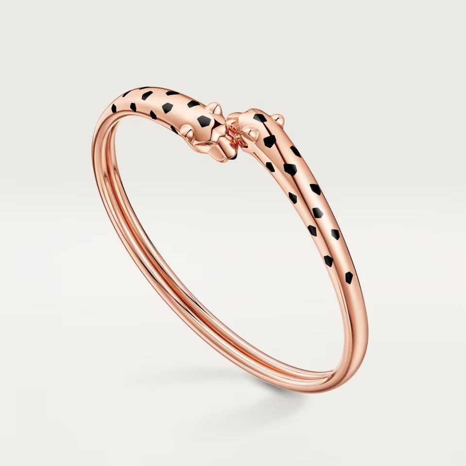 [Renovia Jewelry]PANTHERE DOUBLE HEADED OPEN BRACELET