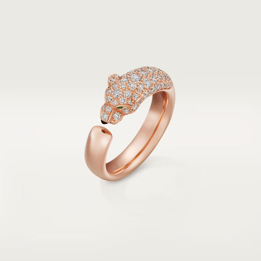 [Renovia Jewelry]PANTHERE HALF DIAMOND SMALL RING