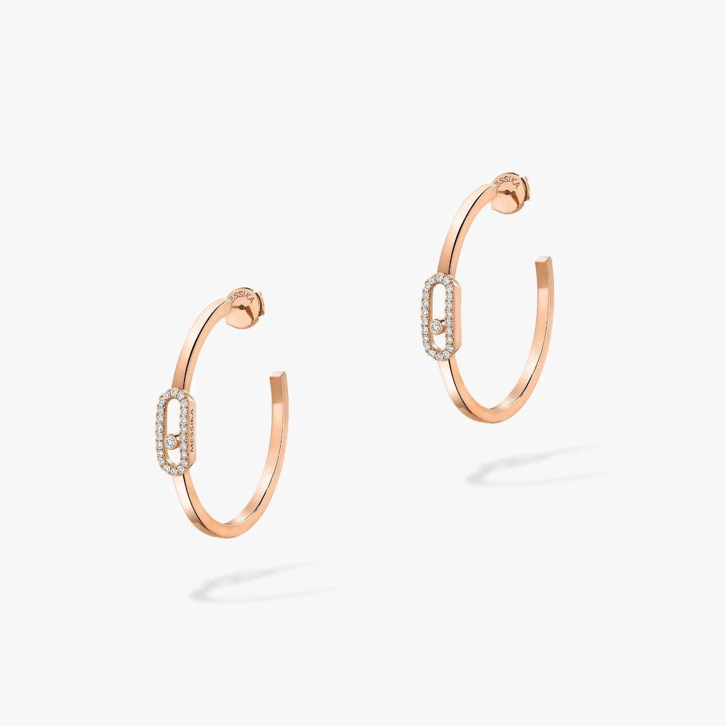 [Renovia Jewelry]CREOLES MOVE UNO PM DIAMOND EARRINGS