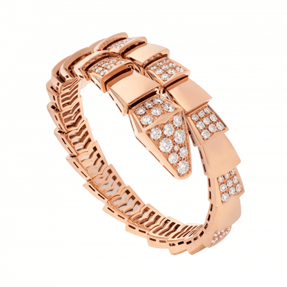 [Renovia Jewelry]SERPENTI WIDE BRACELET PINK GOLD DIAMOND