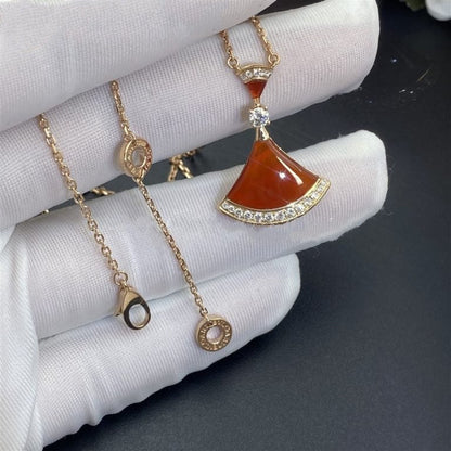[Renovia Jewelry]DREAM NECKLACE CARNELIAN DIAMOND