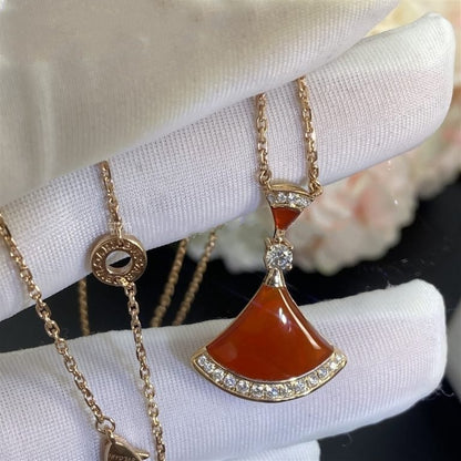 [Renovia Jewelry]DREAM NECKLACE CARNELIAN DIAMOND