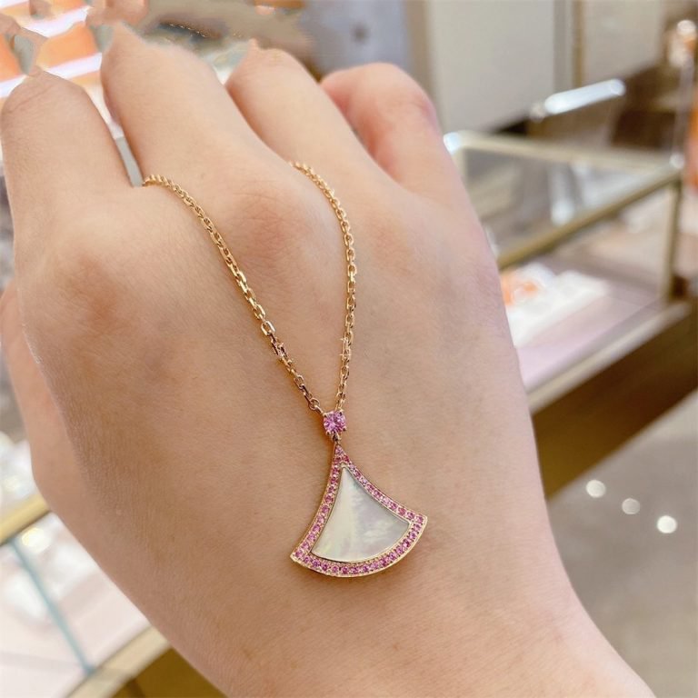 [Renovia Jewelry]DREAM NECKLACE MOP DIAMOND PINK
