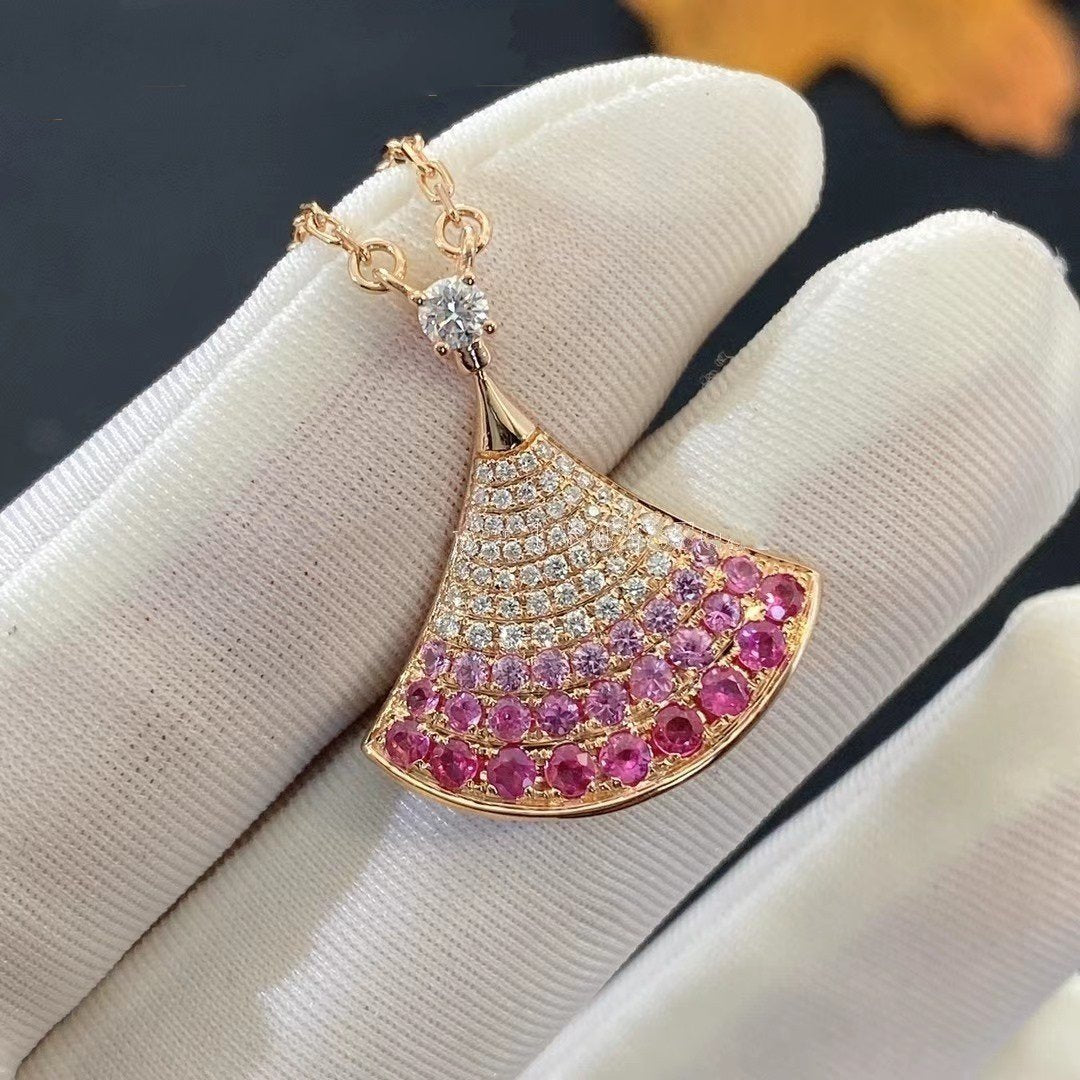 [Renovia Jewelry]DREAM NECKLACE PINK GOLD PINK DIAMOND