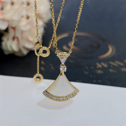 [Renovia Jewelry]DREAM NECKLACE MOP GOLD DIAMOND