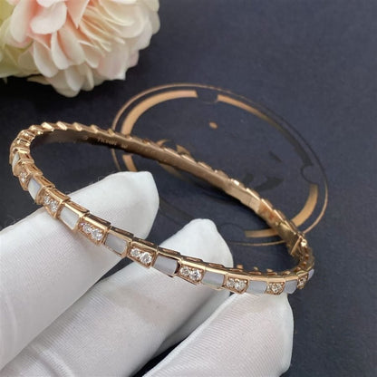 [Renovia Jewelry]SERPENTI BRACELET PINK GOLD MOP DIAMOND