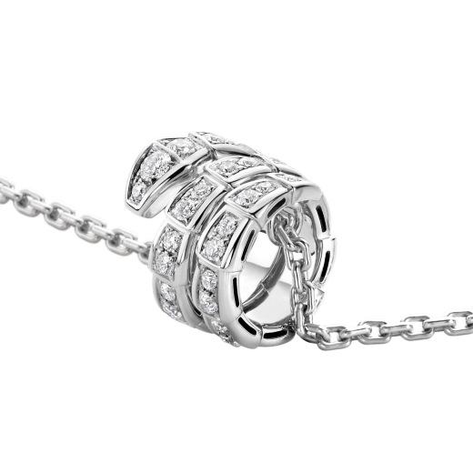 [Renovia Jewelry]SERPENTI  NECKLACE DOUBLE RING DIAMOND