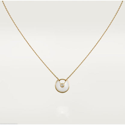 [Renovia Jewelry]AMULETTE ROSE GOLD MOP NECKLACE