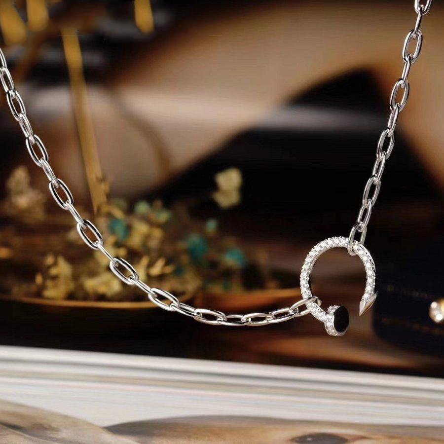 [Renovia Jewelry]JUSTE NECKLACE FULL DIAMONDS