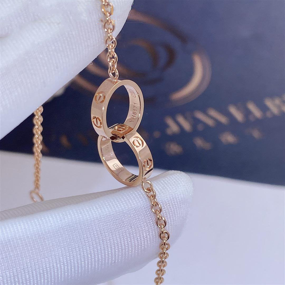 [Renovia Jewelry]LOVE BRACELET DOUBLE RING